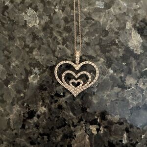 Nolan Miller Triple Heart Necklace